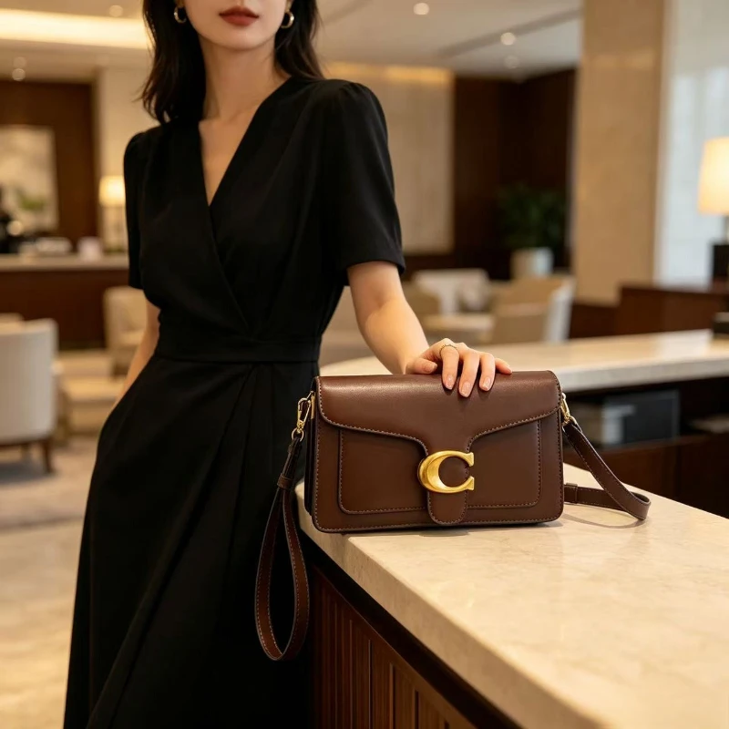2026 New Women's Small Square Bag, High-Quality Solid Color Multifunctional Shoulder Bag, Crossbody Bag, Everyday Work Tote
