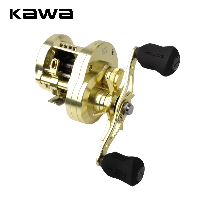 

Kawa New Fishing Reel Cast Drum Wheel DK200 Drag 15 кг Магнитная катушка для литья 10 + 1BB Вес 249 г Металлическая ручка корпуса с резиновой ручкой