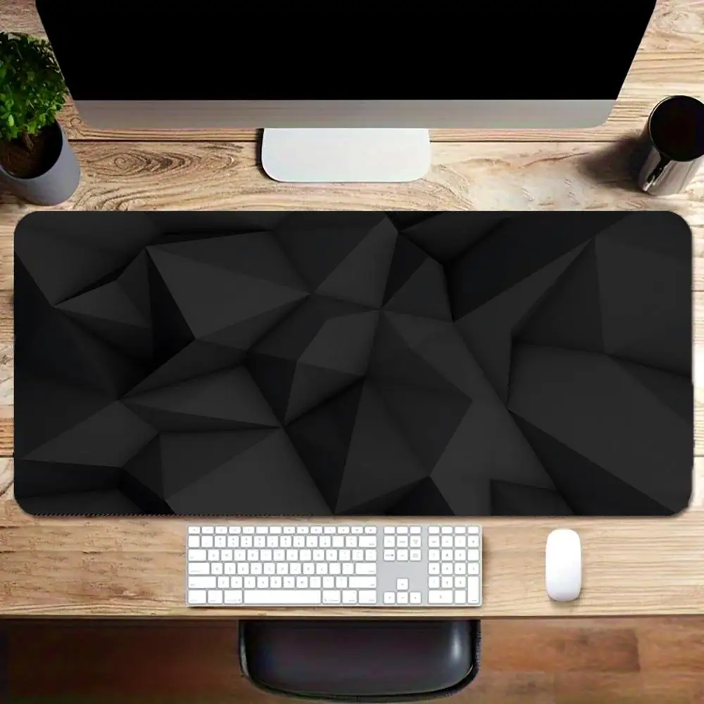 

XXL Geometric Pattern Large 3D Gaming Mouse Pad Cool Computer Office Game Table Mats New Rubber Anti-slip Long Keyboard Desk Mat