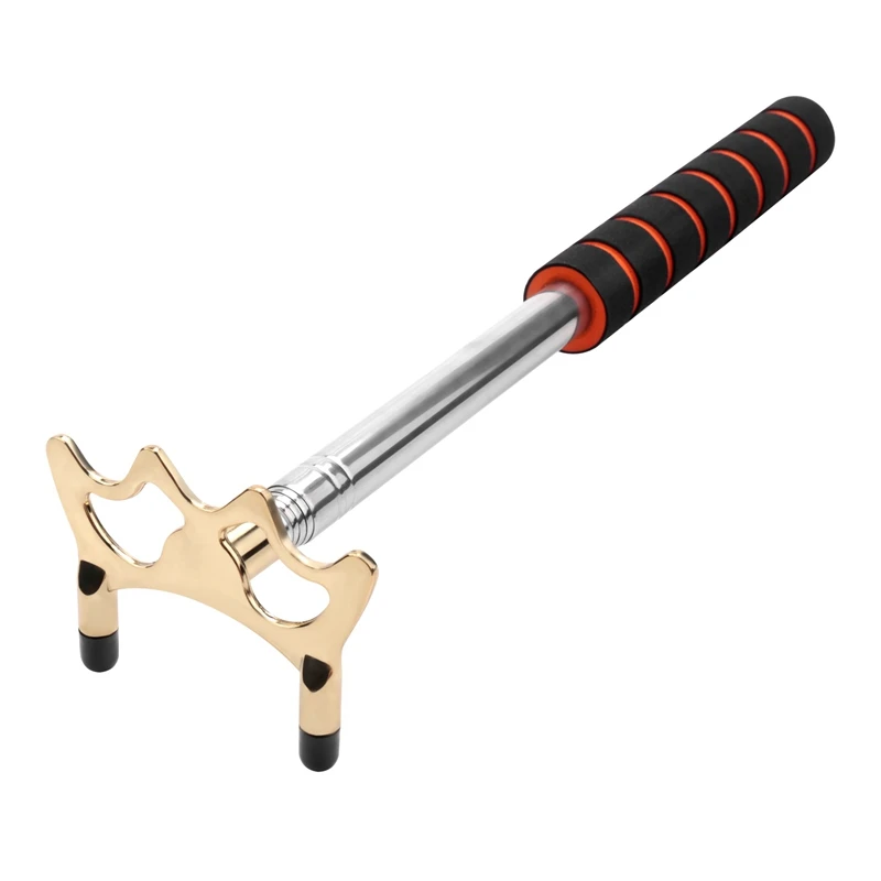 

ABXH Retractable Billiards Cue Stick Bridge With Removable Brass Bridge Head, Billiards Pool Cue Accessory