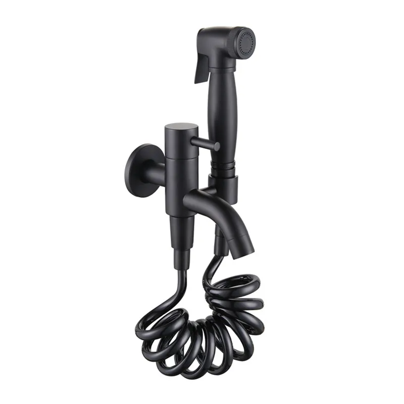 

All-copper supercharged body cleaner, black spray gun set, toilet flushing toilet, mop, pool faucet