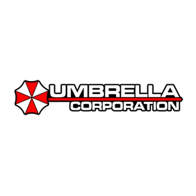 13 см x 4 см автомобильный Стайлинг Umbrella Corporation Hive высечка логотип красный зонт водонепроницаемый и солнцезащитный виниловый стикер