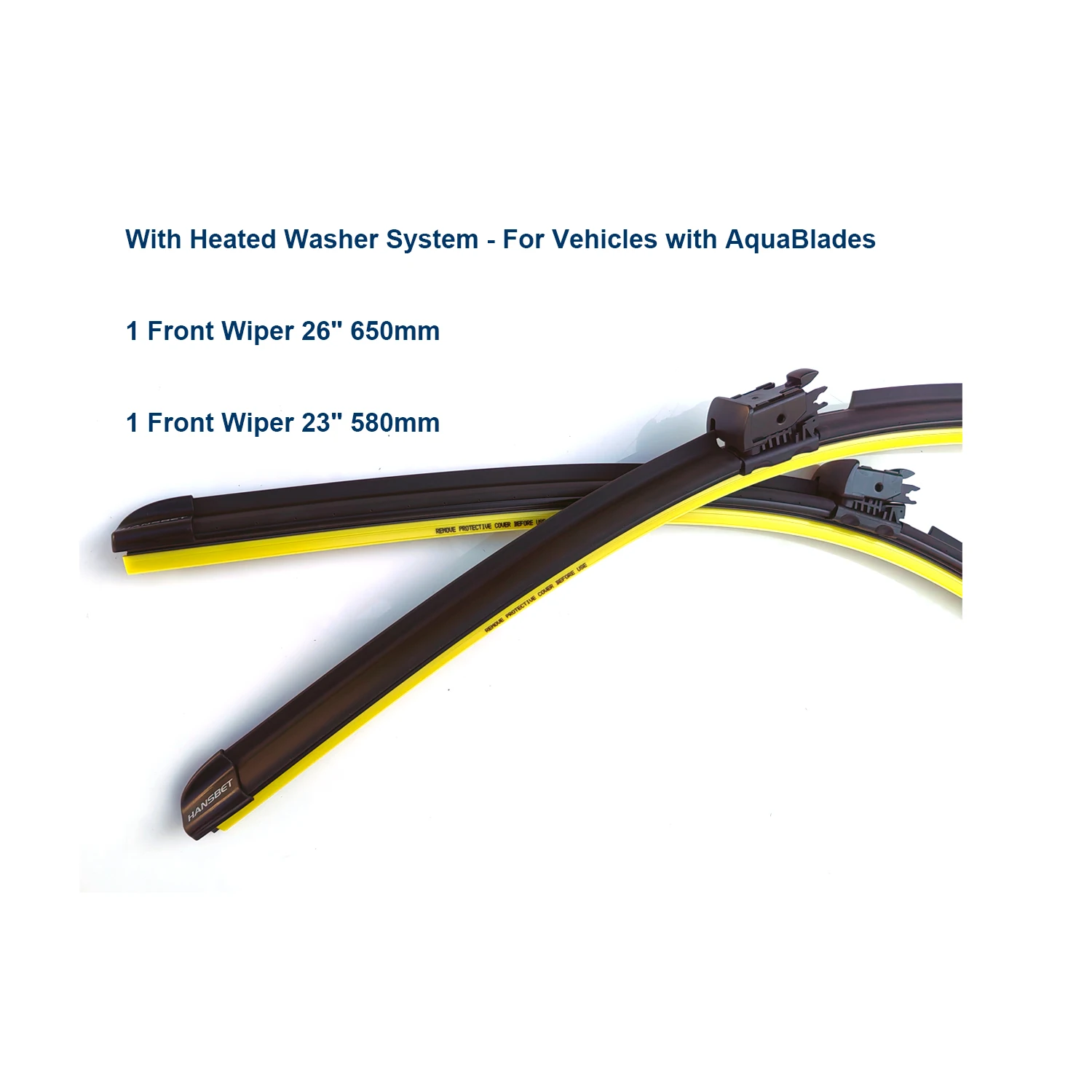 Front Window Windshield Wiper Blade Set With Heated Washer For LHD Mercedes W167 C167 V167 X167 GLE350 450 53 63 AMG 1678209401