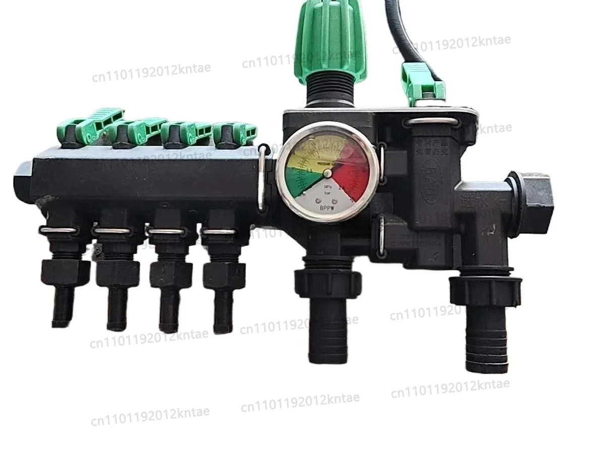 Four Way Distributor Valve & Water Distributor - Pressure Regulating Control Valve for Agricultural Spraying Machines