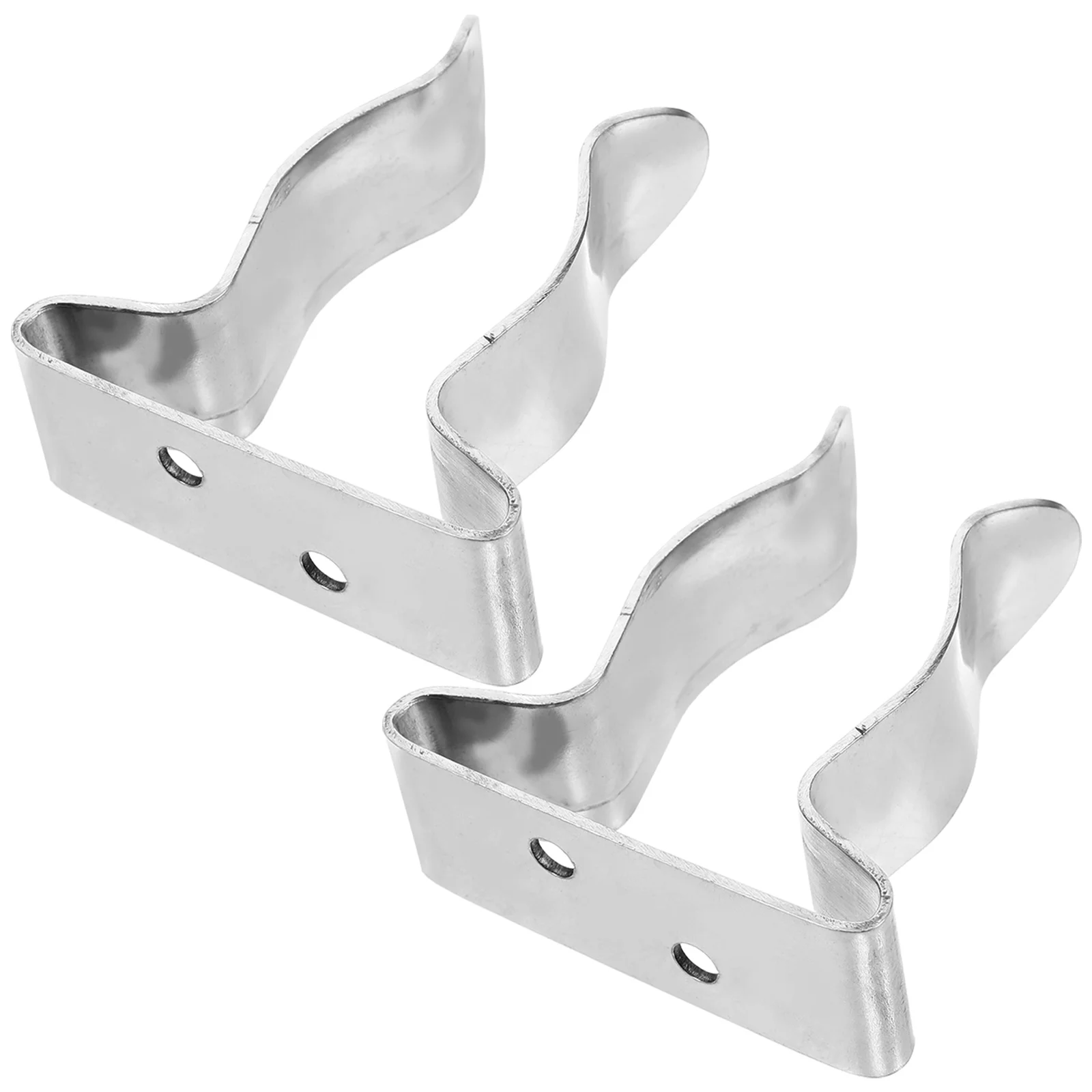 

2pcs Paddle Fixing Fixture Holder Clip for Kayak Canoe Boat Stainless Steel 304 Durable Outdoor Buckle Easy
