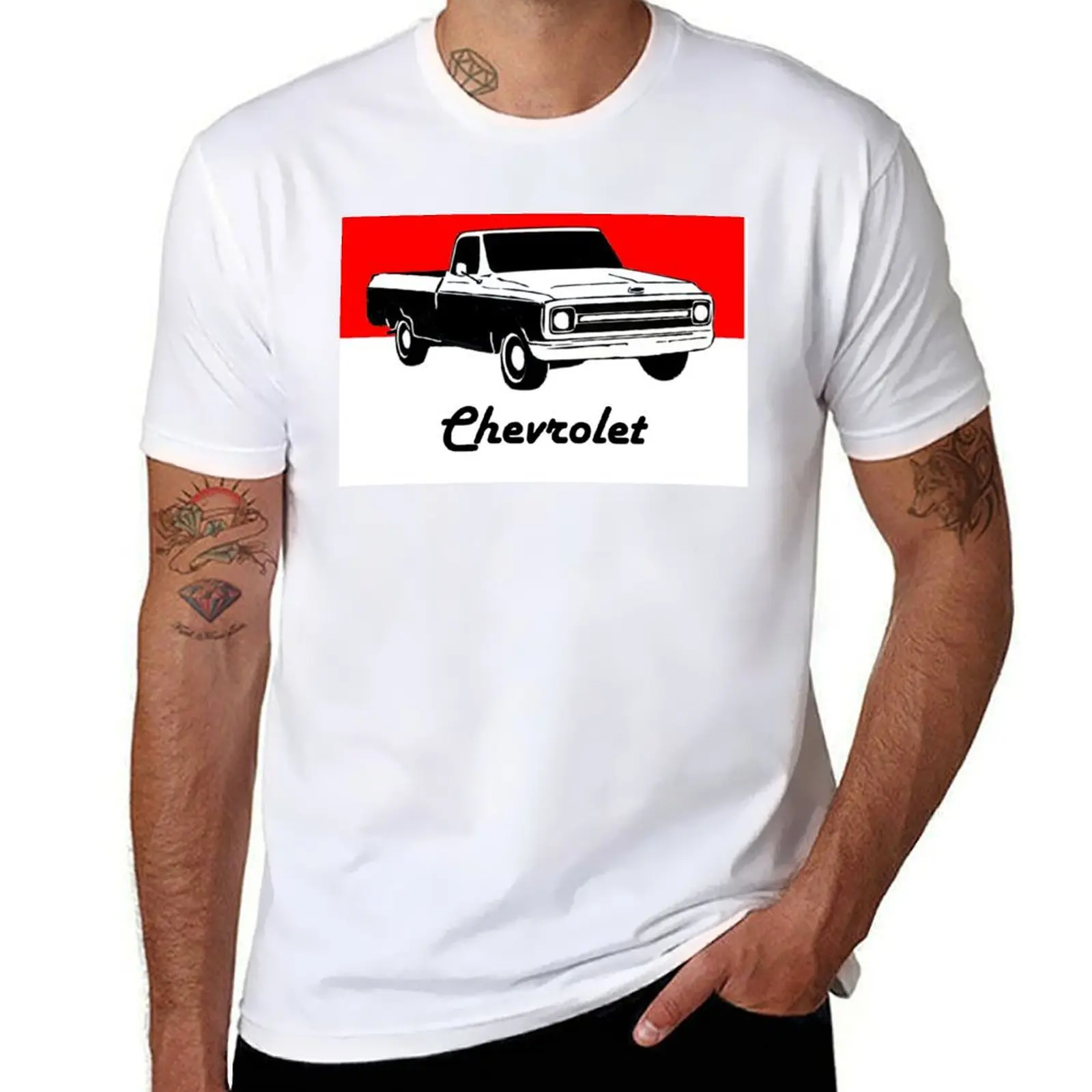 

Chevy truck T-Shirt new gifts and t-shirts vintage clothes Luxury man T-shirts oversize anime shirts men