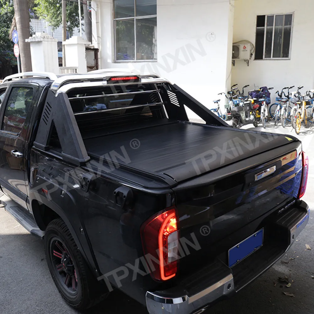 Car Trunk Lids For FOTON G9 Pickup Bed Tonneau Cover Retractable Roller Shutter Tail Box