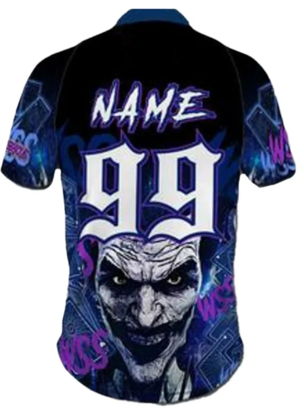 تي شيرت Why So Serious Joker Character Style Fan Jersey فضفاض ومريح وعصري وشعبي للتدريب الرياضي في الهواء الطلق #4