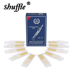 10 Pcs/Set 2.5 Soprano/Alto/Tenor/Clarinet B Flat Saxophone Reeds Clarinet Reed Woodwind Musical Instruments Accessories &Parts