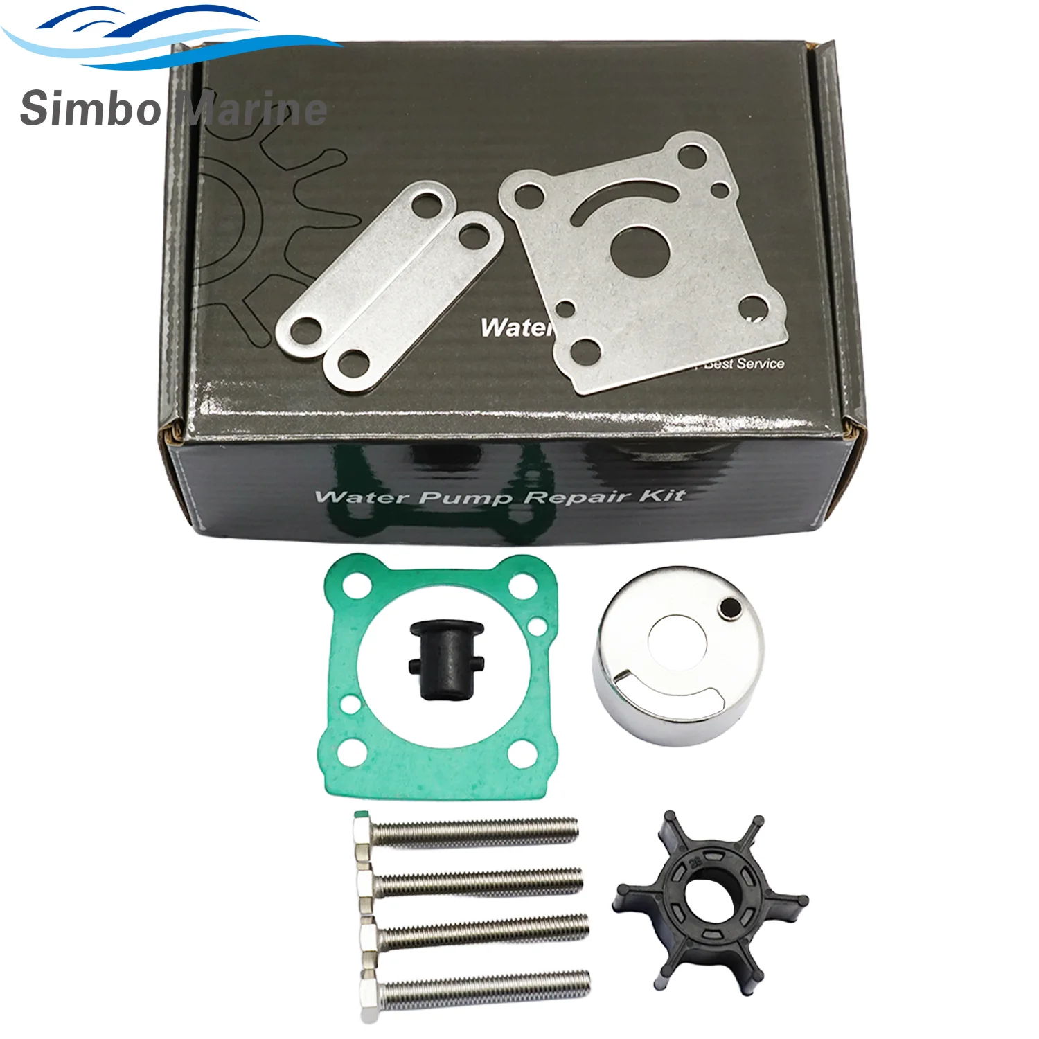 مجموعة خدمة إصلاح دفاعة مضخة المياه للمحركات الخارجية لياماها مارين 2 السكتة الدماغية 6 8 HP 6G1-W0078-00 6N0-W0078-A0 18-3460