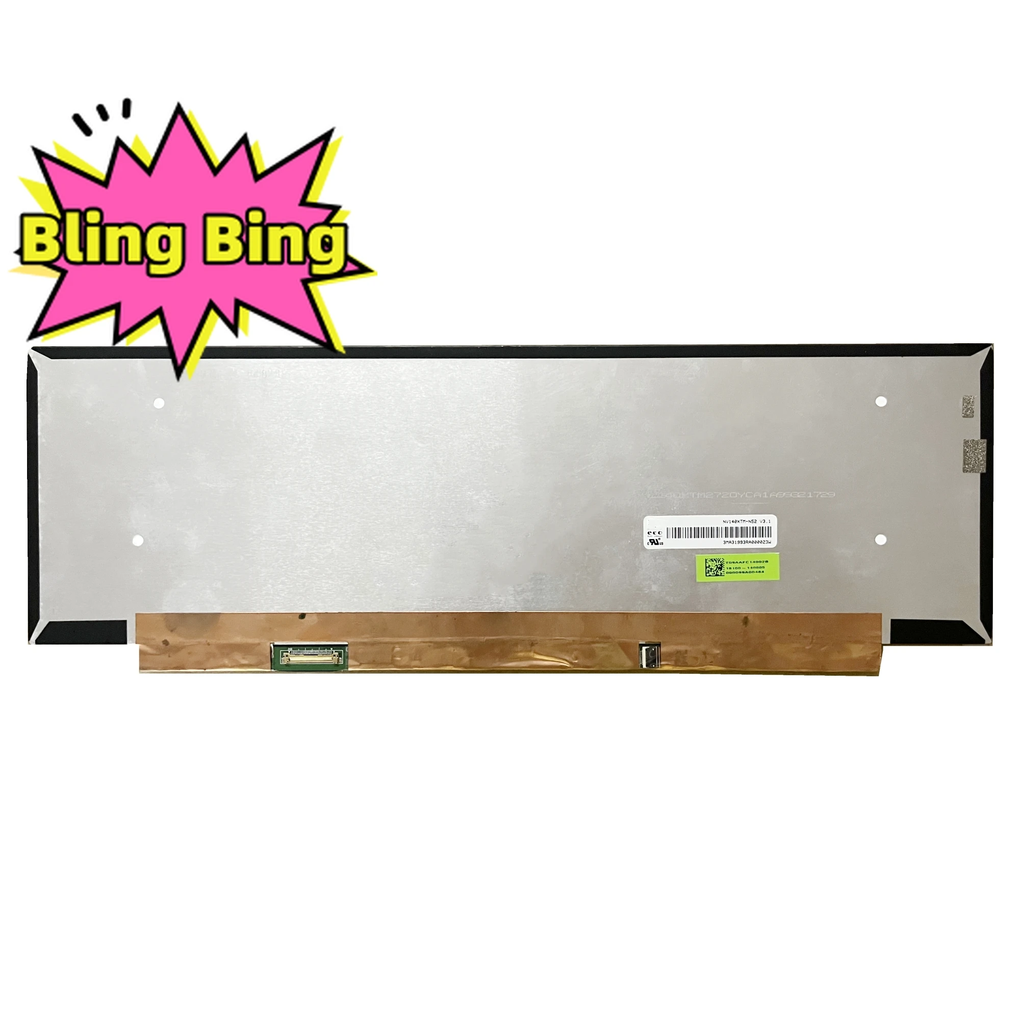 

NV140XTM-N52 14.0 Inch Panel Matrix 3840×1100 LCD 30 Pins EDP 840X1100 60Hz NON-Touch LED Screen