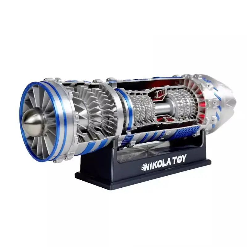 

Hardcore model J-35A jet vortex engine desktop ornament startable engine creative toy gift for friends and children