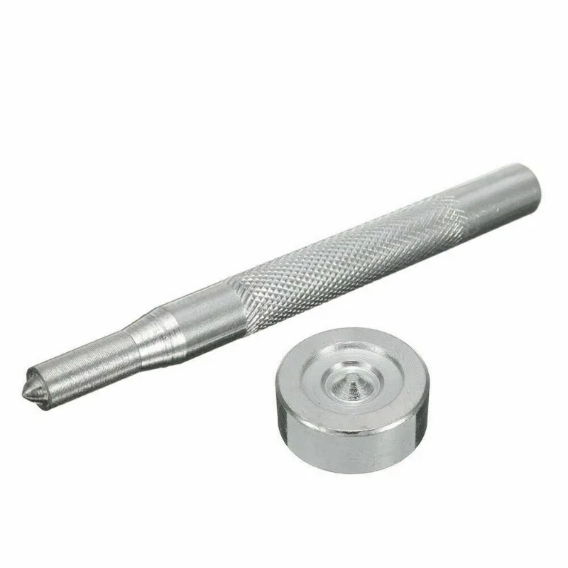 62X الفولاذ المقاوم للصدأ 15 مللي متر أزرار خاطفة السحابة عدة دعوى قماش ل المسمار الصحافة بوبرس قارب المظلة مسامير يستقر مع أداة