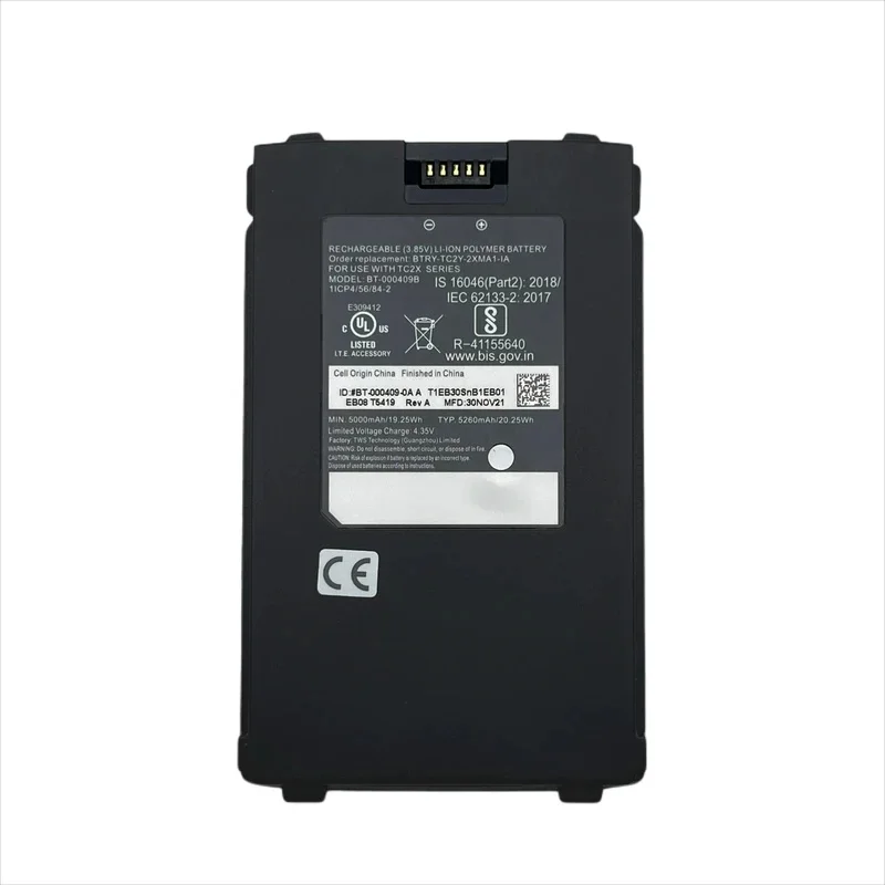 Brand new suitable for zebra tc21/thin and thick battery bt-000409 3300mah btry-tc2y-1xma1