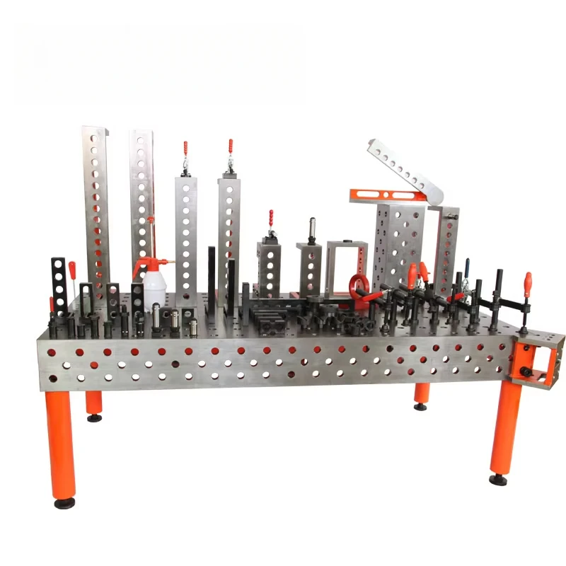 

Steel Structure 3D Welding Table With Clamps And Welding Fixtures For Metal Welding