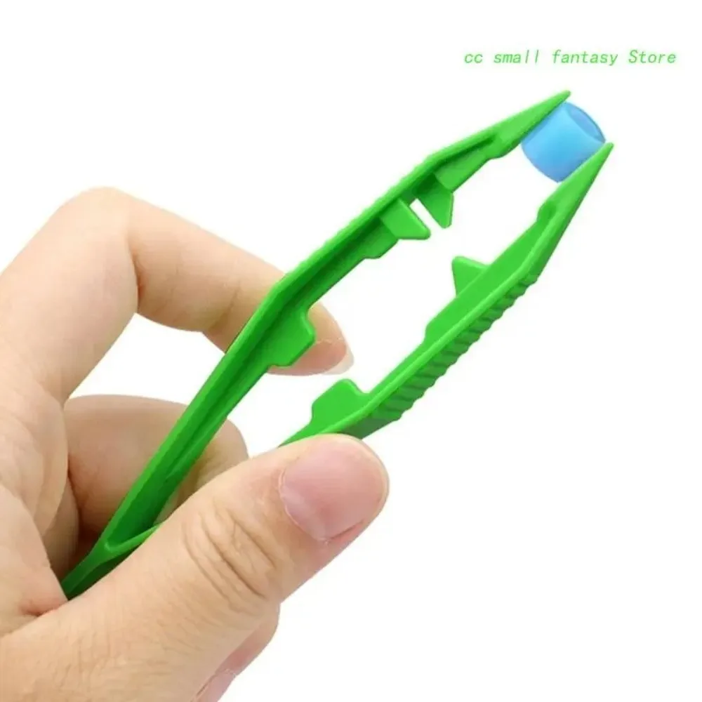 High Quality Durable Baby Tweezers Toy DIY Tool Model Building Kits Plastic Beads Tweezer Plastic Plastic Clip Home