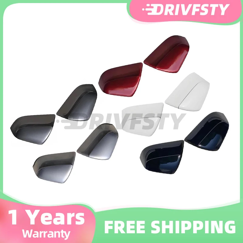 

1963538 1963539 For Tesla Model Y Juniper 2025 Rearview Mirror Cover Exterior White Black Silver Gray Red Rearview Mirror Shell