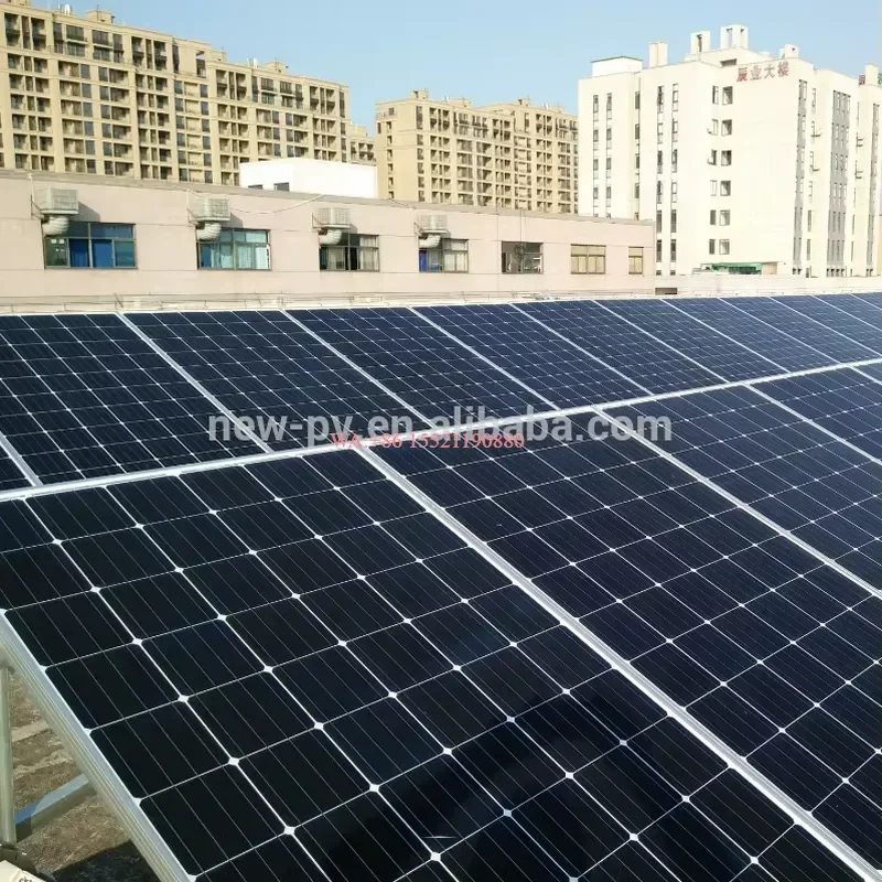 wmwmnu Monocrystalline Silicon MPPT Solar Panels for Park Homes Factory Off Grid 5kW Home Use Solar Power System