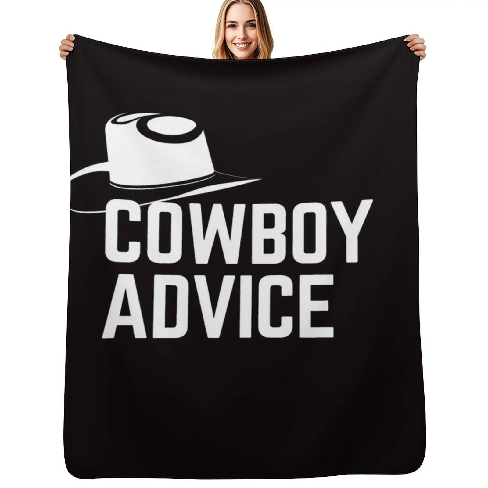 

COWBOY ADVICE Throw Blanket Warm christmas decoration Luxury St Blankets