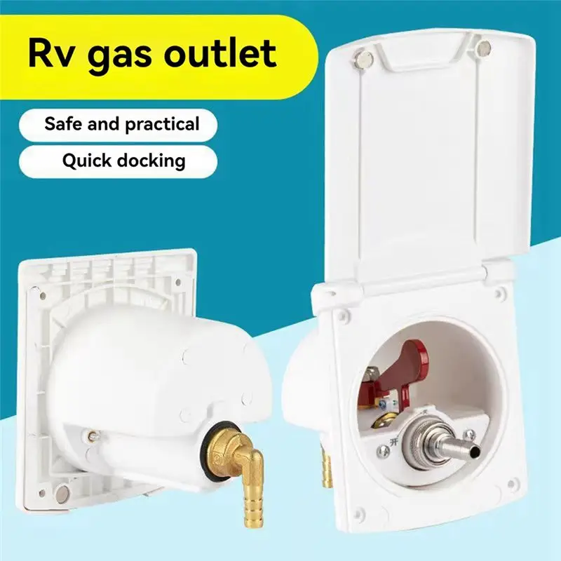 HOT-RV Gas Quick Interface Source Coal Gas And Liquefied Gas Output Interface Outdoor Gas Outlet Camper Gas Port,RV Gas Quick In