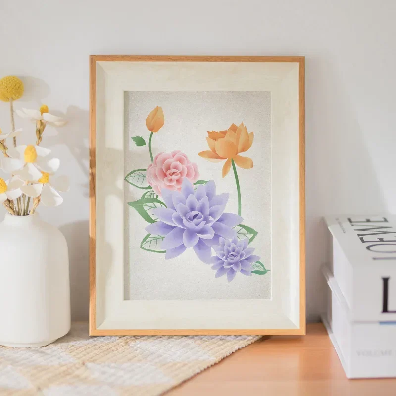 Support de cadre Photo de Style Simple, cadre mural créatif suspendu, format 7 