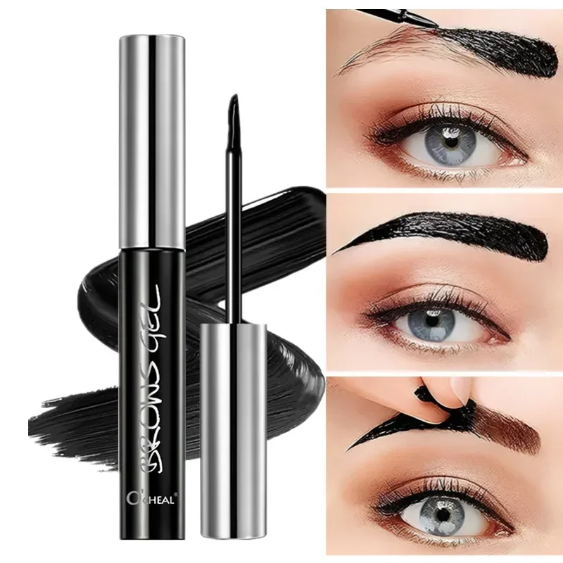 O'CHEAL Lazy Makeup vloeibare wenkbrauwversterkergel - Langdurig waterdicht Natuurlijke uitstraling Gemakkelijk te dragen en afpelbaar Brow Tint Eyes CO: 03