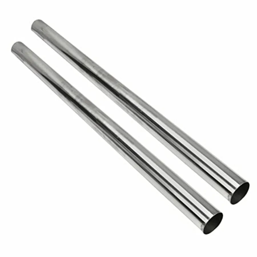 

3 Inch Straight Pipe Stainless Steel T304 Tubing Piping 48 Inch Long 3" OD Tailpipe DIY Pipe, Pack of 2