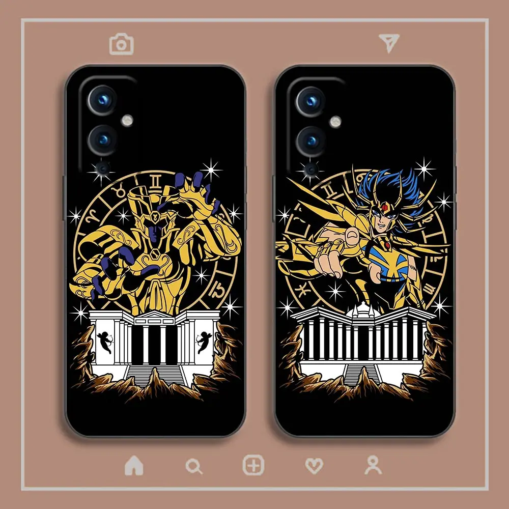 Anime Gold S-Saint S-Seiya Phone Funda Coque Case For Oneplus 9 8 8T 7 7T 6 5T ACE 2V NORD CE 2 3 N10 N100 Pro Case Capa Shell