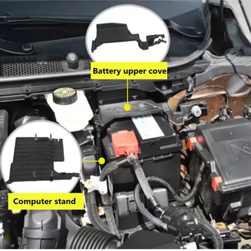 9810447780 9808674780    Peugeot için yeni 308 408 308 s Citroen c5x pil kapağı bilgisayar sabitleme braketi pil kapağı