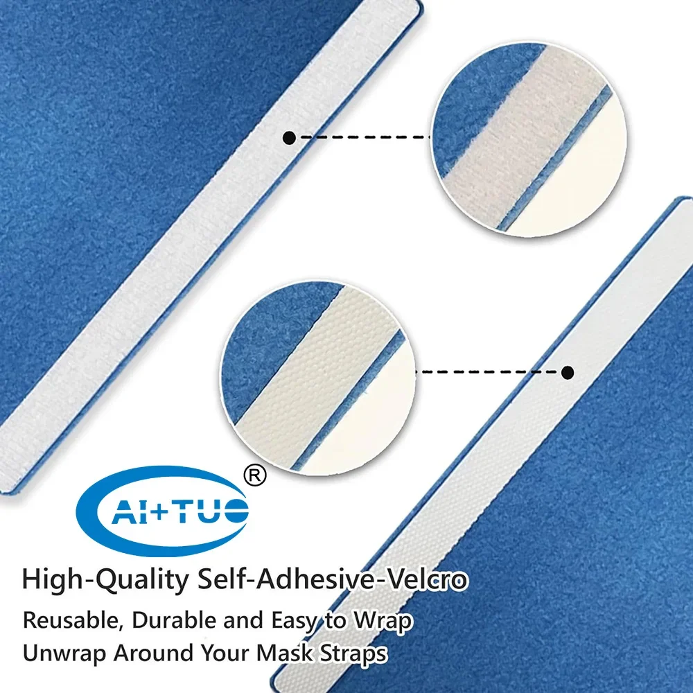 شحن سريع 4 عبوات من أغطية الحزام وسادات وسادة الوجه airfit resMed N20 أشرطة قناع وسادة الأنف للطلب بالجملة
