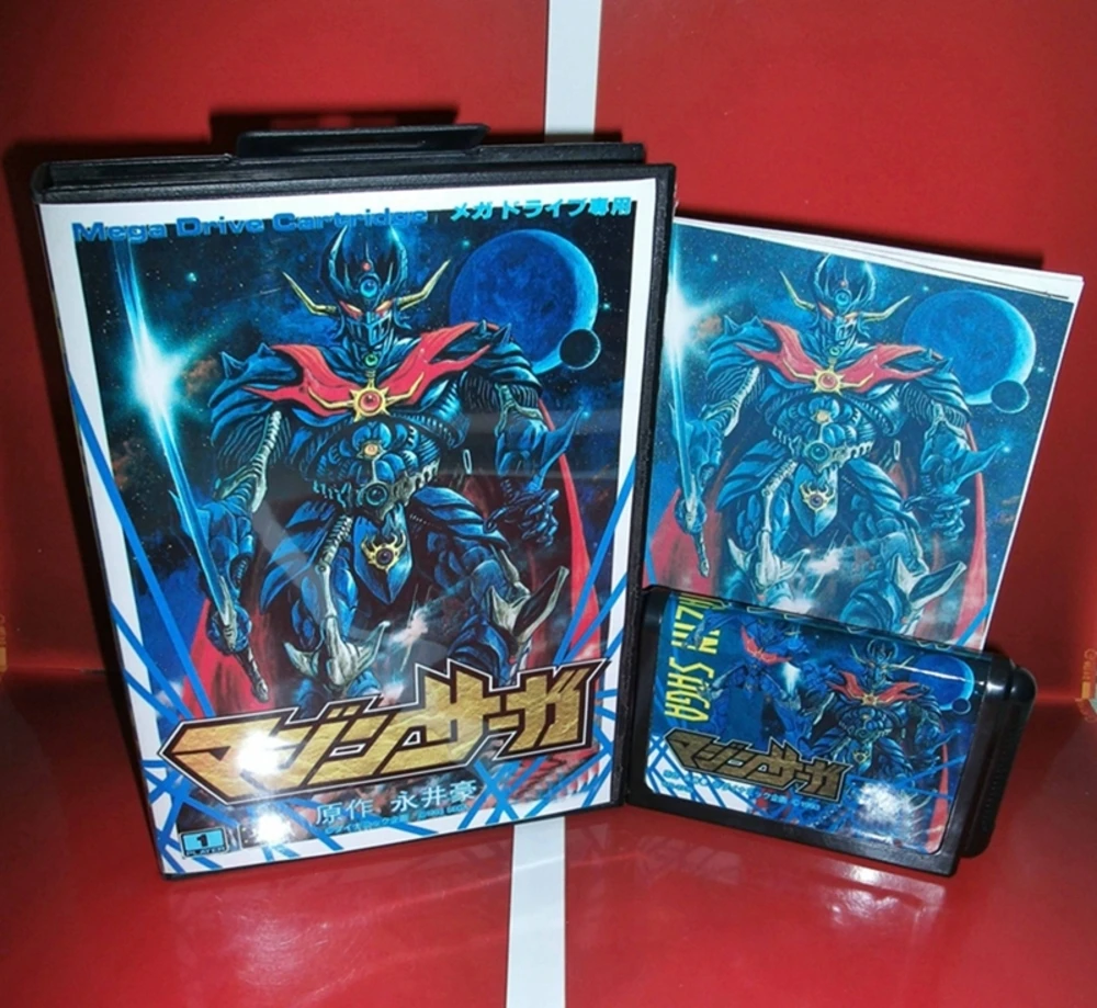 

Mazin Saga with Box and Manual for 16 Bit Sega MD Game Cartridge Megadrive Genesis System