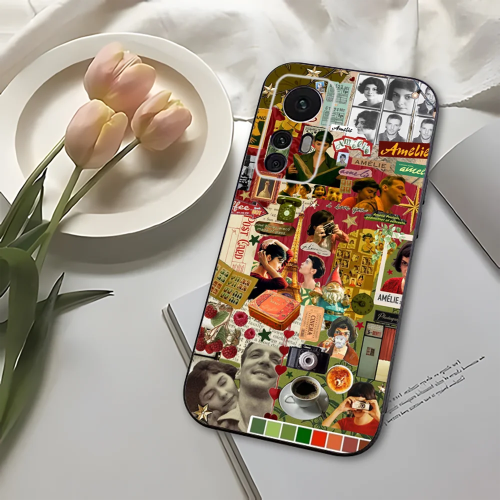 A-Amelie Classic Movie Phone Case For Xiaomi 11 Redmi Note 11 5G 8T 9A 9 10T Note8Pro Note9 12SUltra Black Case