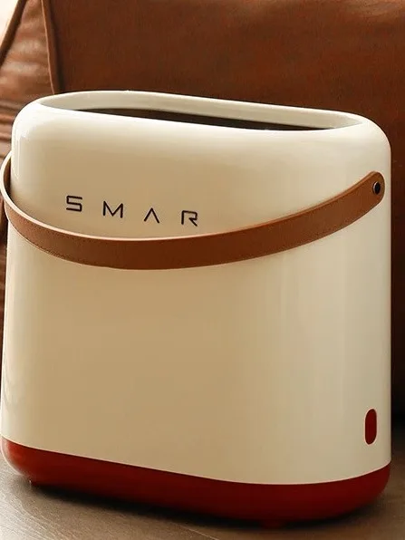 

Portable Large Capaci Double Layer Tra Can Handheld Kitchen Bedroom Batoom Toilet Simple Paper Basket Home Cleaning Tool