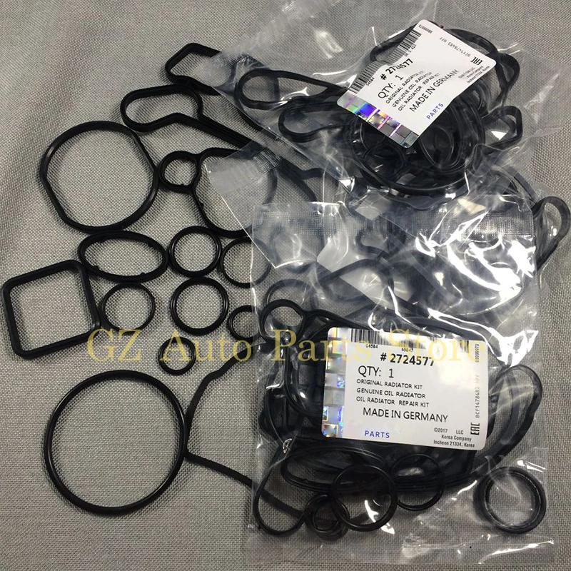 10PCS Cooling System Seal Oil Cooler Gasket Seals For Chevrolet Cruze Sonic Trax Astra Vectra Zafira 2724577