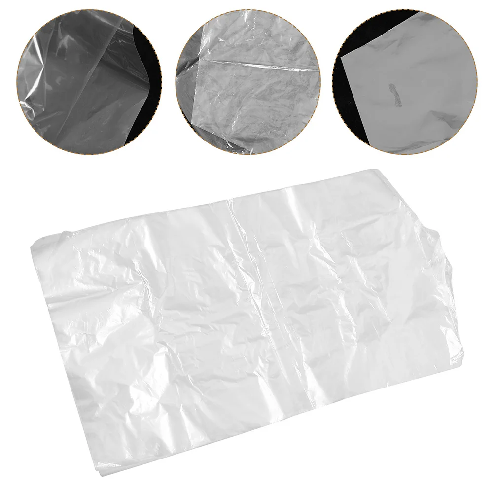 

25pcs Garment Bags For Hanging Clothes Clear Thickened Clothing Storage Bag Protective Cover For Winter Jackets Wedding Dresses