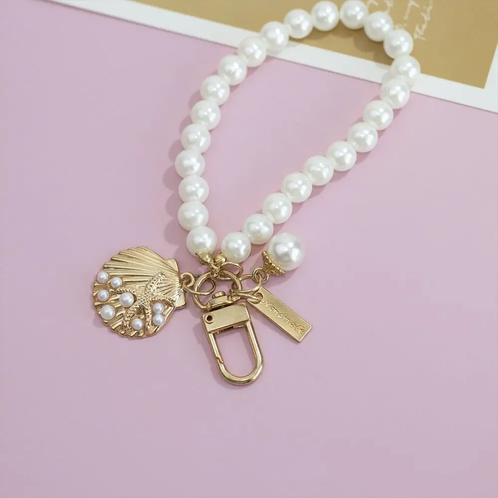 

Pearl Mobile Phone Lanyard Anti-lost Bracelet Chain Cell Phone Strap Detachable Cord Short Phone Wrist Strap Jewelry Gift