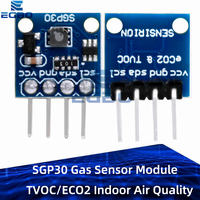 SGP30 Gas Sensor Module TVOC/ECO2 Indoor Air Quality Formaldehyde Carbon Dioxide Measurement Sensor Board IIC I2C Interface