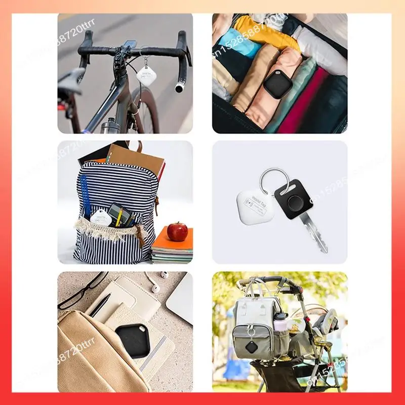 

ABNR Mini Pets Tracker With Find My For Smart Locator Cat Anti Lost GPS Track Finder Dog Bluetooth Tag Детская сумка Кошелек Ключ