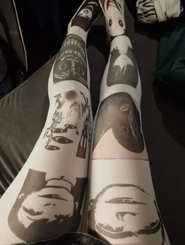 Sissy Stockings Y2k Tights Women Pantyhose Fetish Gothic Lolita Bodystocking Punk Harajuku Theights Tights With Pattern Emo sexxy