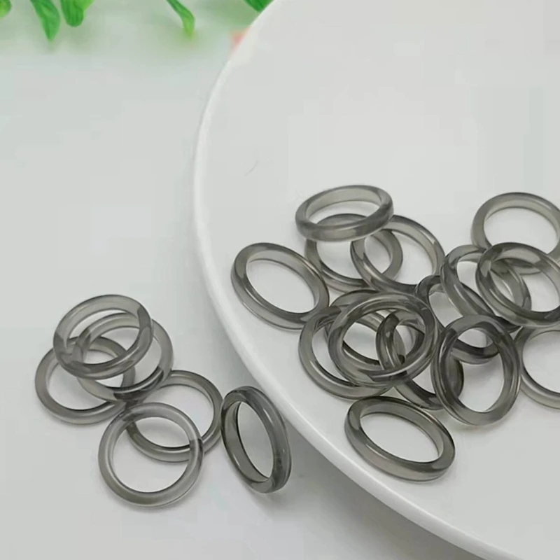 2Pcs Resin Rings Tiny Aesthetic Ring Women Teen Girl Stackable Ring Statement Jewelry Ornament Ring Gift Dropshipping