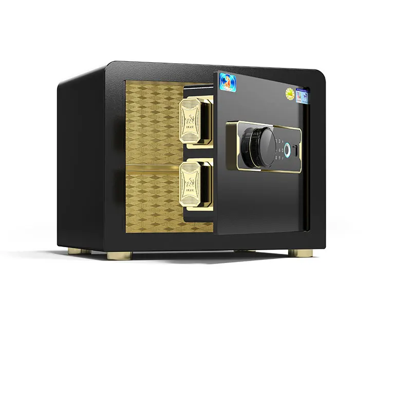 Hot Sale Jewellery Safe Safety Box Intelligent Password Lock Fingerprint Safety Box Digital Secret Hidden Storage for Home Use