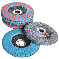 Zirconia Abrasive Flap Disc Double-side Grinding Wheel for Metal Slot Polishing Iron Gap Rust Removal