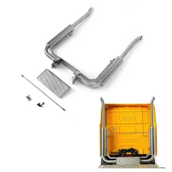 LESU RC Parts Metalowa rura wydechowa do 1/14 RC Tamiyaya R470 R620 Zdalnie sterowany ciągnik siodłowy z przyczepą Samochód Zabawki TH14127