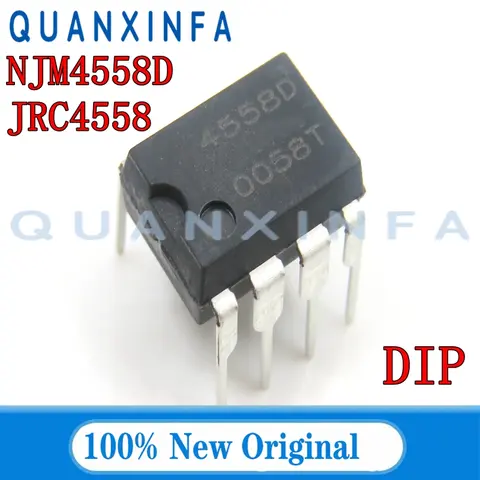 JRC4558D DIP 10PCS NJM4558D DIP 4558D JRC4558D NJM4558