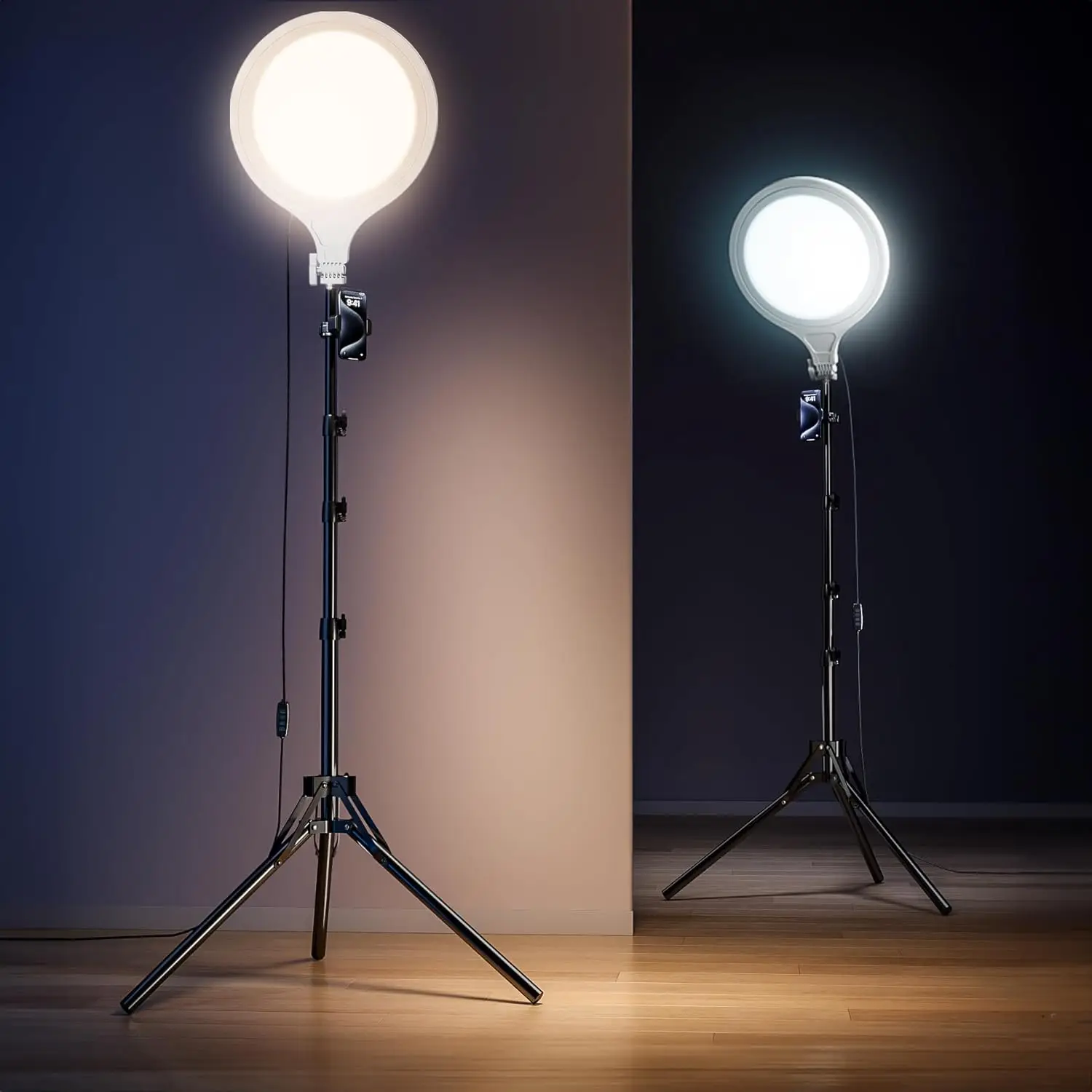 

Кольцевая лампа-штатив для iPhone, 10-дюймовая кольцевая лампа для селфи со штативом и держателем для телефона, профессиональное светодиодное освещение