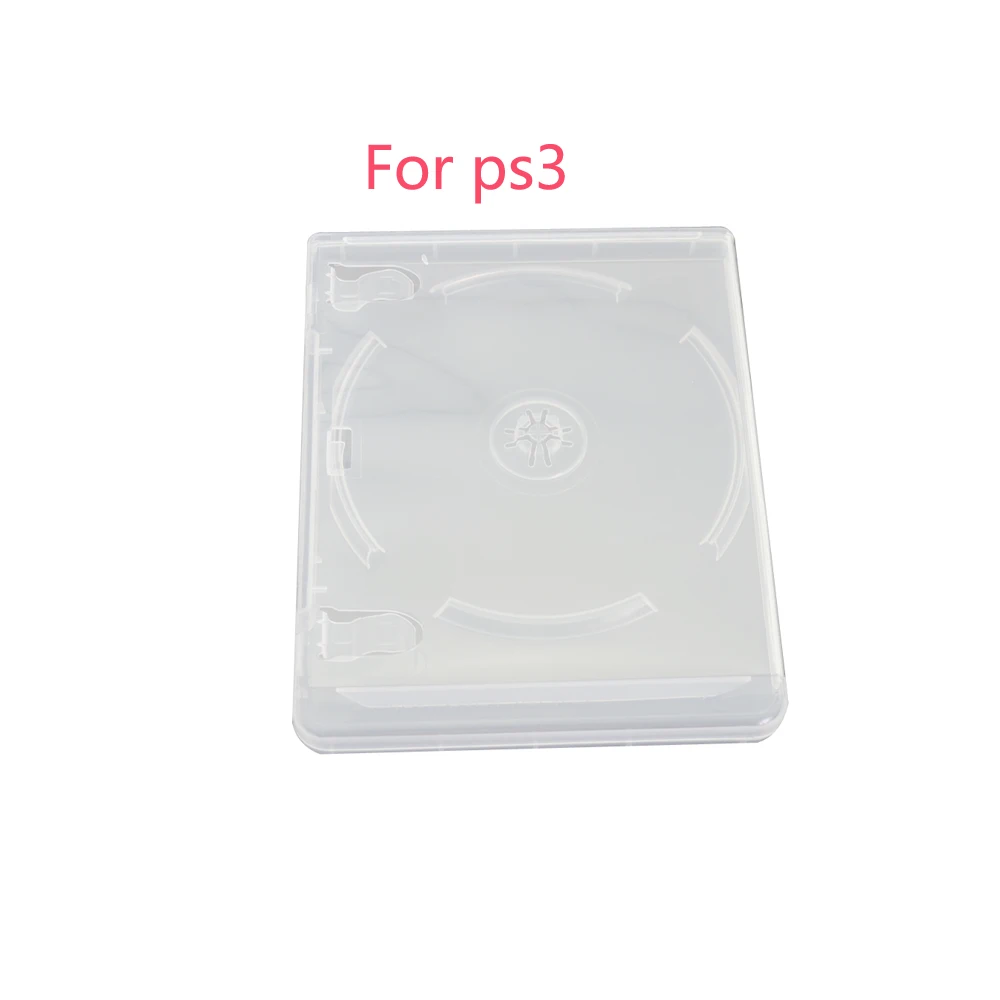 Caja protectora de almacenamiento de discos de CD para PlayStation3, carcasa para PS3, estuche transparente blanco