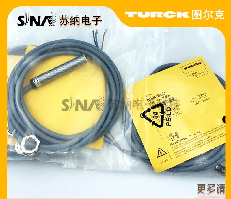 NI15-M30 Turck Bi5 Ni8-M18-LIU-H1141 Analog BI2 NI4-M12 Proximity Switch