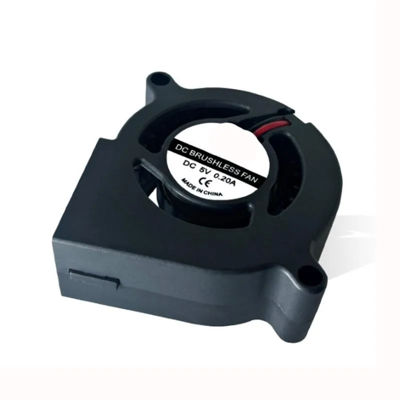 DC5020 centrifugal turbine cooling fan DC 5V 12V 24V blower oil bearing cooler Power interface 2.54 terminal B5