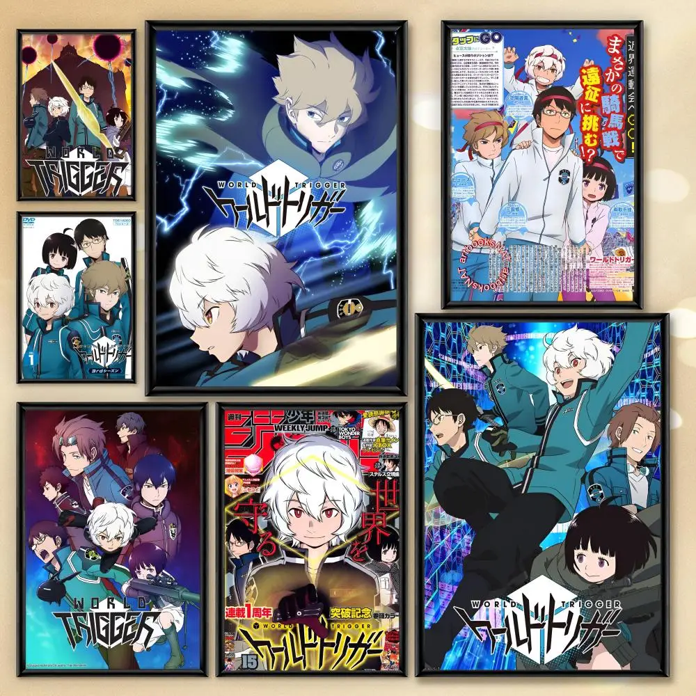 Anime Hot W-World T-Trigger Sticky Wall Poster Minimalist Room Prop Holiday Gift Idea Poster