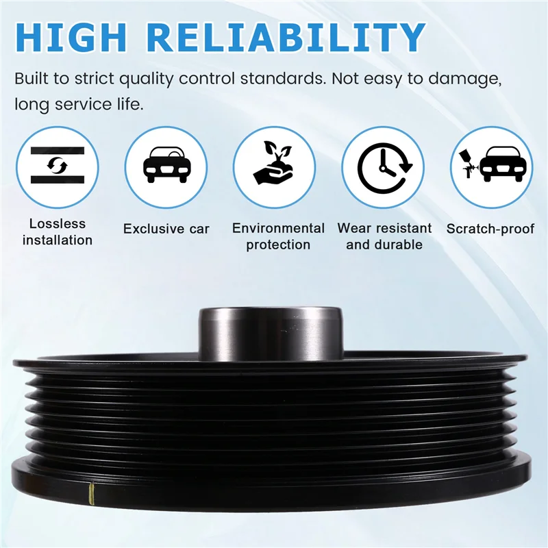 

ABXN-13470-0P010 Car Crankshaft Belt Pulley For Toyota Tacoma 4Runner FJ Cruiser 4.0L V6 2003-2015 134700P010